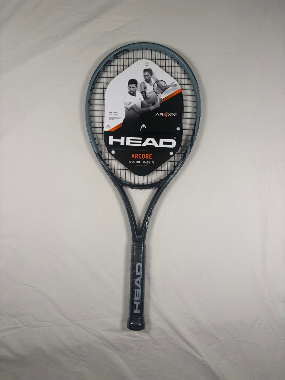 HEAD Arcore Tennis Racket in Gray and Black